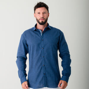 CAMISA ML 55% LINO 45% ALGODON