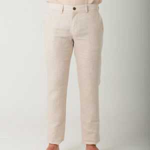 PANTALON 100% LINO