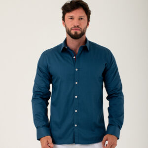 CAMISA ML 100% ALGODON LISA