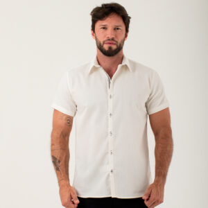 CAMISA MC 100% ALGODON LISA