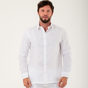 GUAYABERA ML 100% LINO HOMBRE