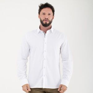 CAMISA ML 100% ALGODON  HOMBRE