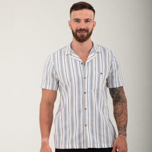 CAMISA MC 100% ALGODON CUELLO SP HOMBRE