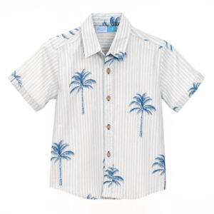 CAMISA MC LINO ESTAMPADA NINO
