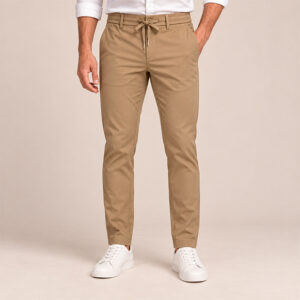 PANTALON RESORTADO 100% POLIESTER HOMBRE