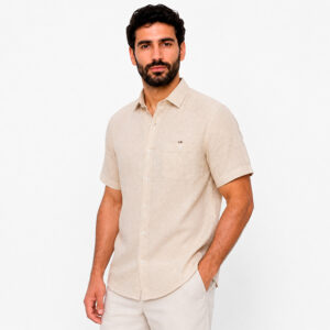 CAMISA MC 100% LINO HOMBRE