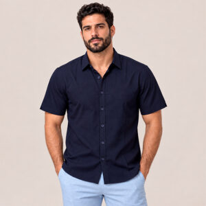 CAMISA MC 100% ALGODON HOMBRE