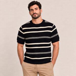 CAMISETA TEJIDA CUELLO REDONDO HOMBRE