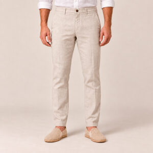 PANTALON 100% LINO HOMBRE