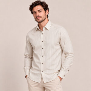 CAMISA ML 100% ALGODON HOMBRE