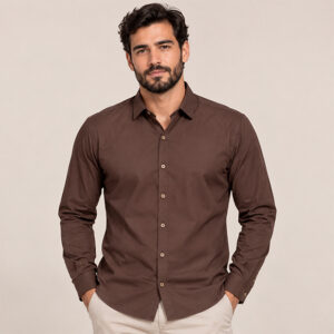 CAMISA ML 100% ALGODON HOMBRE
