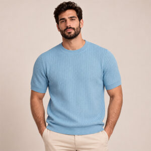 T-SHIRT TEJIDA HOMBRE